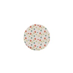 Floral-pattern-wallpaper-retro 1  Mini Buttons by Semog4