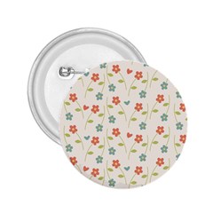 Floral-pattern-wallpaper-retro 2 25  Buttons by Semog4