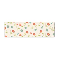 Floral-pattern-wallpaper-retro Sticker (bumper) by Semog4