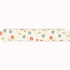 Floral-pattern-wallpaper-retro Small Bar Mat by Semog4