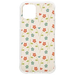 Floral-pattern-wallpaper-retro Iphone 12/12 Pro Tpu Uv Print Case