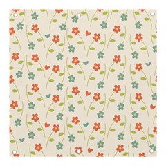 Floral-pattern-wallpaper-retro Banner And Sign 3  X 3  by Semog4