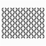 Black-pattern-halftone-wallpaper Large Glasses Cloth (2 Sides) Front