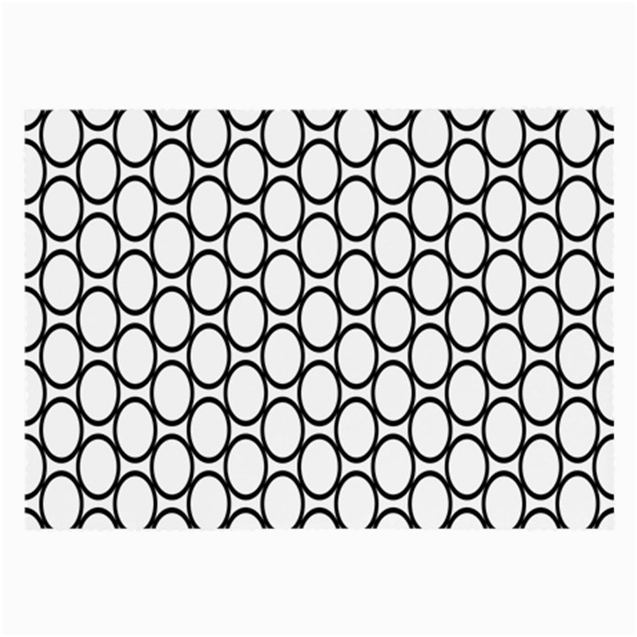 Black-pattern-halftone-wallpaper Large Glasses Cloth (2 Sides)