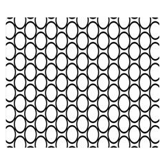 Black-pattern-halftone-wallpaper Two Sides Premium Plush Fleece Blanket (small) by Semog4