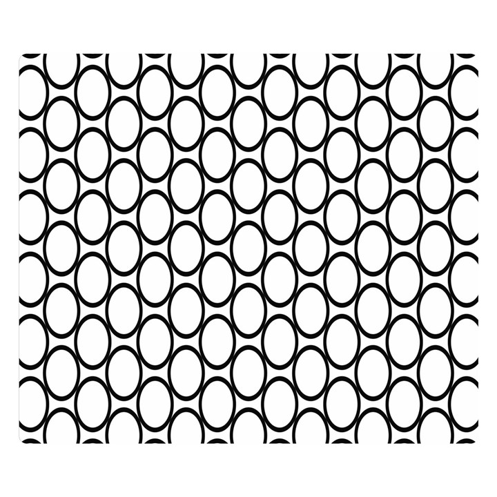 Black-pattern-halftone-wallpaper Two Sides Premium Plush Fleece Blanket (Small)