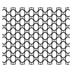 Black-pattern-halftone-wallpaper Two Sides Premium Plush Fleece Blanket (Small) 50 x40  Blanket Back