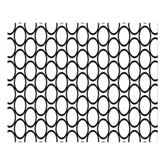 Black-pattern-halftone-wallpaper Two Sides Premium Plush Fleece Blanket (large) by Semog4