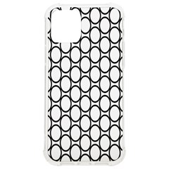 Black-pattern-halftone-wallpaper Iphone 12/12 Pro Tpu Uv Print Case by Semog4