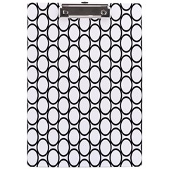 Black-pattern-halftone-wallpaper A4 Acrylic Clipboard by Semog4