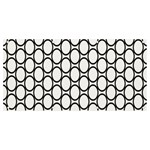 Black-pattern-halftone-wallpaper Banner and Sign 8  x 4  Front