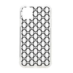 Black-pattern-halftone-wallpaper Iphone 11 Tpu Uv Print Case