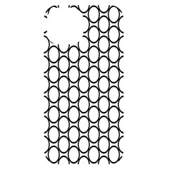 Black-pattern-halftone-wallpaper Iphone 14 Black Uv Print Case