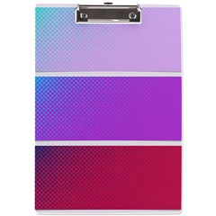 Pattern-banner-set-dot-abstract A4 Acrylic Clipboard by Semog4