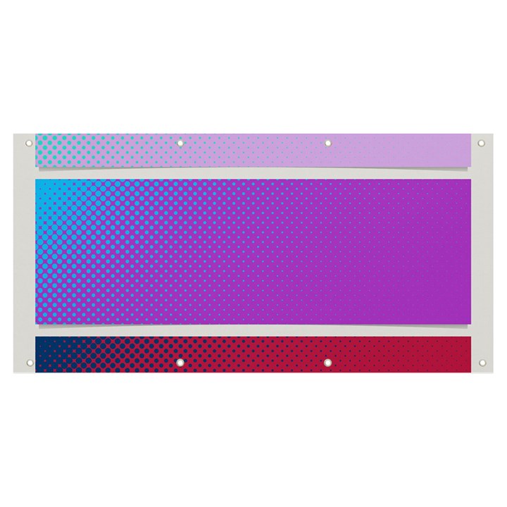 Pattern-banner-set-dot-abstract Banner and Sign 8  x 4 