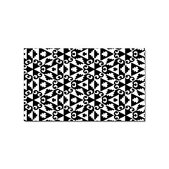 Geometric-tile-background Sticker (rectangular) by Semog4