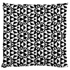 Geometric-tile-background Standard Premium Plush Fleece Cushion Case (two Sides) by Semog4