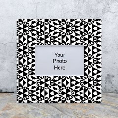 Geometric-tile-background White Box Photo Frame 4  X 6 