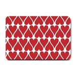 Hearts-pattern-seamless-red-love Small Doormat 24 x16  Door Mat