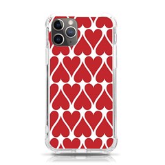 Hearts-pattern-seamless-red-love Iphone 11 Pro 5 8 Inch Tpu Uv Print Case by Semog4