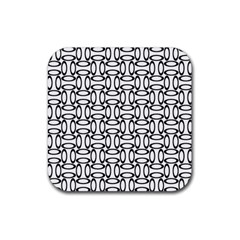 Ellipse-pattern-ellipse-dot-pattern Rubber Coaster (square) by Semog4