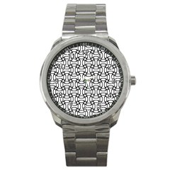 Ellipse-pattern-ellipse-dot-pattern Sport Metal Watch by Semog4