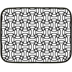 Ellipse-pattern-ellipse-dot-pattern Two Sides Fleece Blanket (mini)