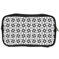 Ellipse-pattern-ellipse-dot-pattern Toiletries Bag (one Side) by Semog4