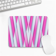 Geometric-3d-design-pattern-pink Small Mousepad