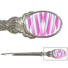 Geometric-3d-design-pattern-pink Letter Opener