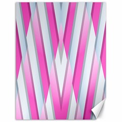 Geometric-3d-design-pattern-pink Canvas 18  x 24 