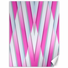 Geometric-3d-design-pattern-pink Canvas 36  x 48 