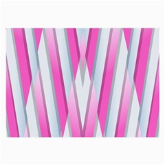 Geometric-3d-design-pattern-pink Large Glasses Cloth (2 Sides)