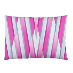 Geometric-3d-design-pattern-pink Pillow Case