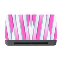 Geometric-3d-design-pattern-pink Memory Card Reader with CF