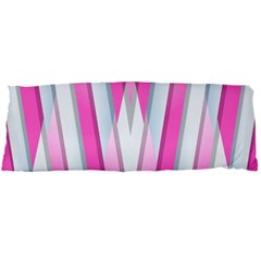 Geometric-3d-design-pattern-pink Body Pillow Case Dakimakura (Two Sides)