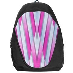 Geometric-3d-design-pattern-pink Backpack Bag