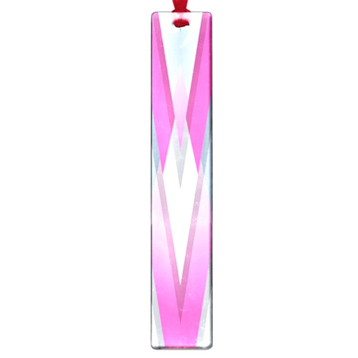 Geometric-3d-design-pattern-pink Large Book Marks