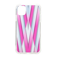 Geometric-3d-design-pattern-pink Iphone 11 Tpu Uv Print Case