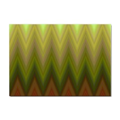 Zig Zag Chevron Classic Pattern Sticker A4 (100 Pack) by Semog4