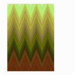 Zig zag chevron classic pattern Small Garden Flag (Two Sides) Front