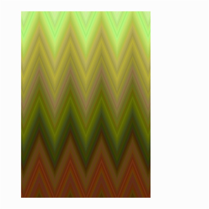 Zig zag chevron classic pattern Small Garden Flag (Two Sides)