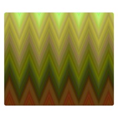 Zig Zag Chevron Classic Pattern Two Sides Premium Plush Fleece Blanket (small)