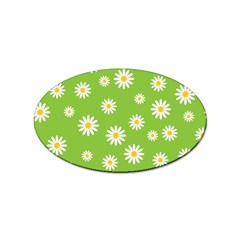 Daisy-flowers-floral-wallpaper Sticker Oval (10 Pack) by Semog4