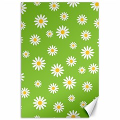 Daisy-flowers-floral-wallpaper Canvas 24  X 36  by Semog4