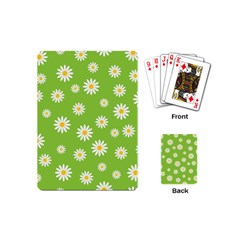 Daisy-flowers-floral-wallpaper Playing Cards Single Design (mini) by Semog4