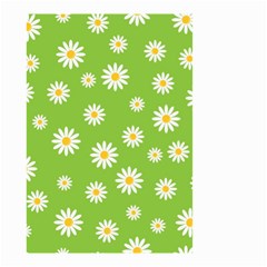 Daisy-flowers-floral-wallpaper Small Garden Flag (two Sides) by Semog4