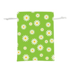 Daisy-flowers-floral-wallpaper Lightweight Drawstring Pouch (s) by Semog4