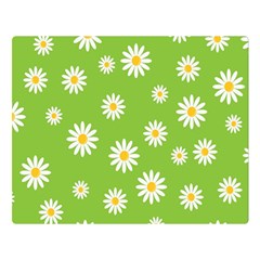 Daisy-flowers-floral-wallpaper Premium Plush Fleece Blanket (large)