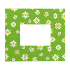 Daisy-flowers-floral-wallpaper White Wall Photo Frame 5  X 7 